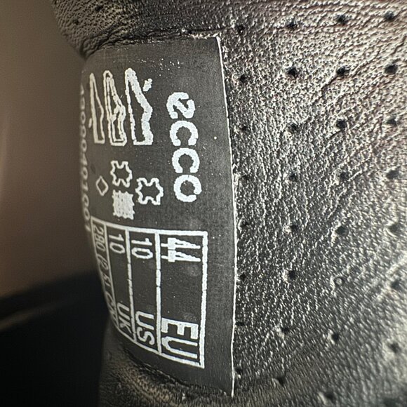 NWT ECCO Men's Soft 7 Sneaker in Black Size 44 - Picture 13 of 14